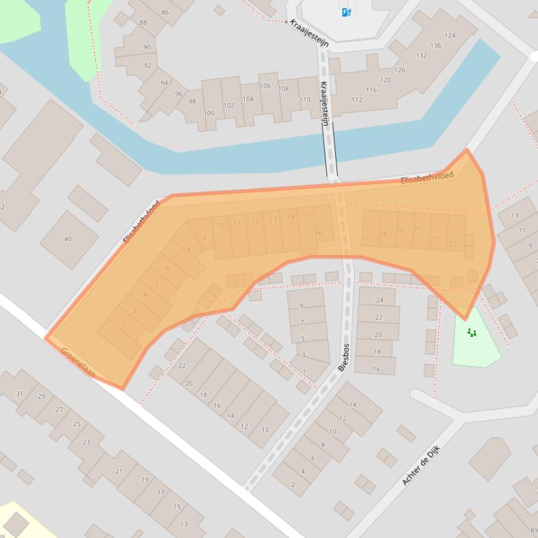 Kaart van postcodegebied 2675RD.