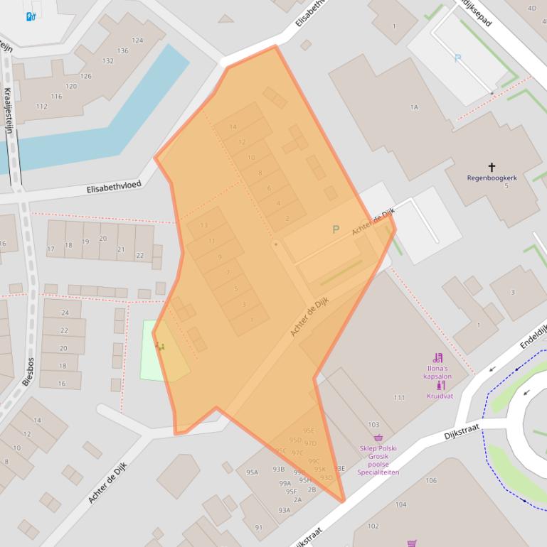 Kaart van postcodegebied 2675RG.