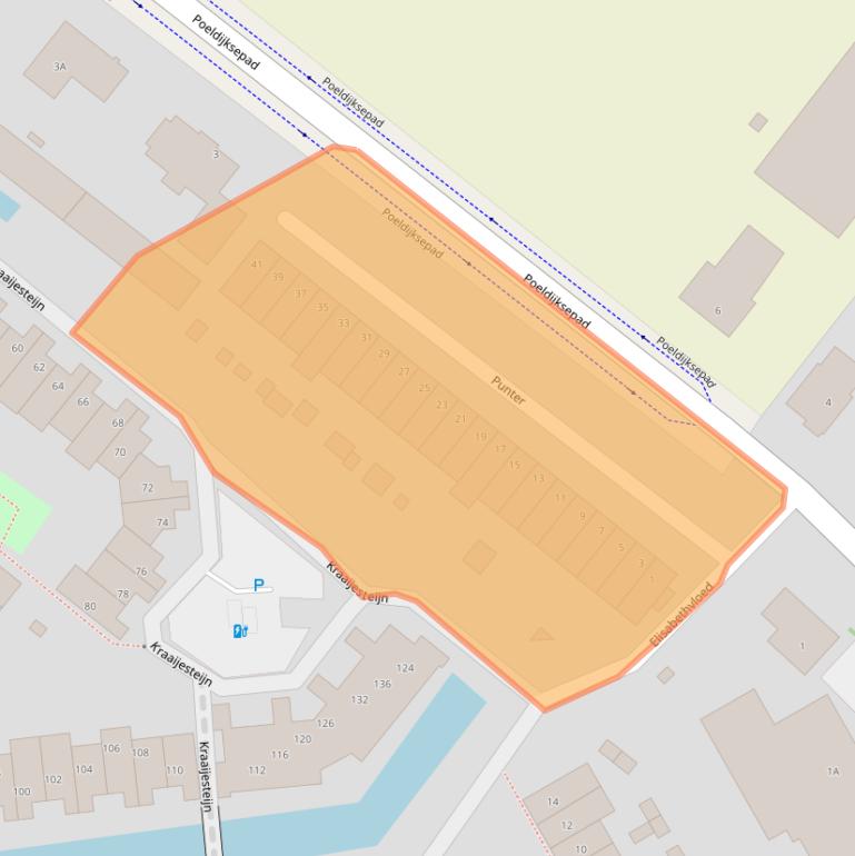 Kaart van postcodegebied 2675RH.