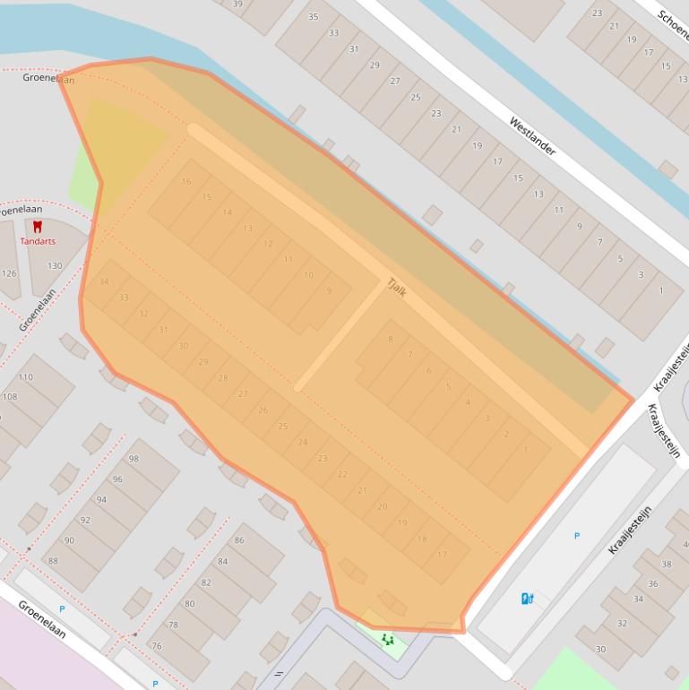 Kaart van postcodegebied 2675RR.