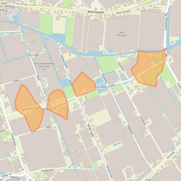 Kaart van postcodegebied 2675SB.