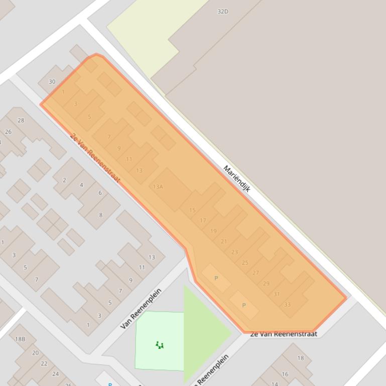 Kaart van postcodegebied 2675SL.