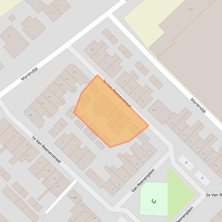 Kaart van postcodegebied 2675SM.