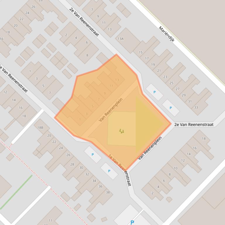 Kaart van postcodegebied 2675SN.