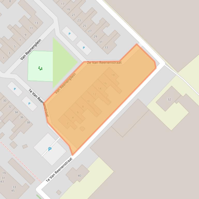 Kaart van postcodegebied 2675SP.