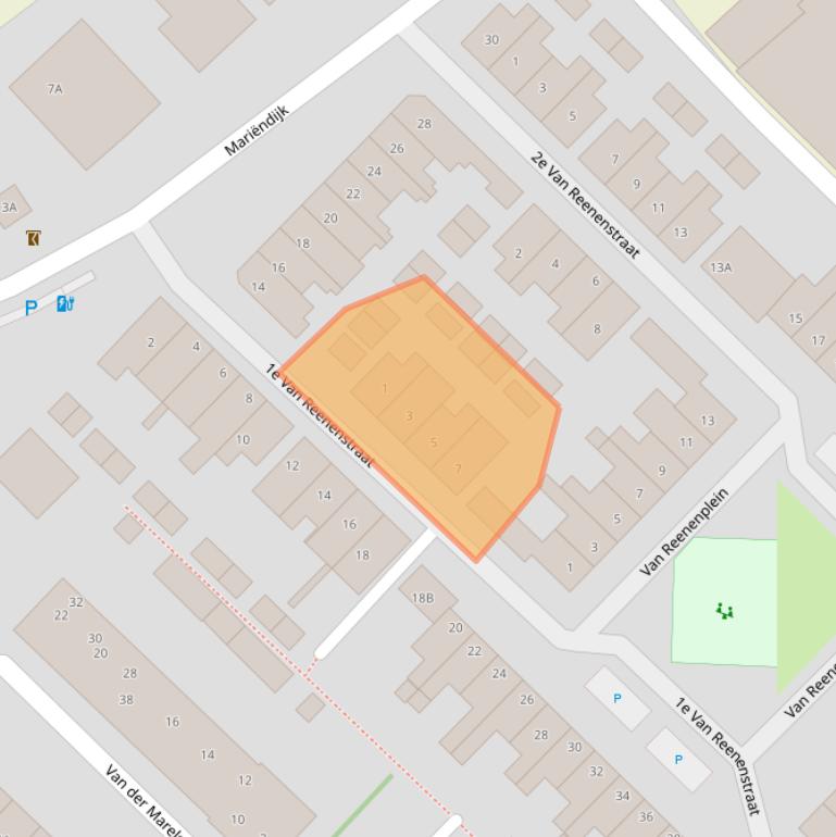 Kaart van postcodegebied 2675SR.