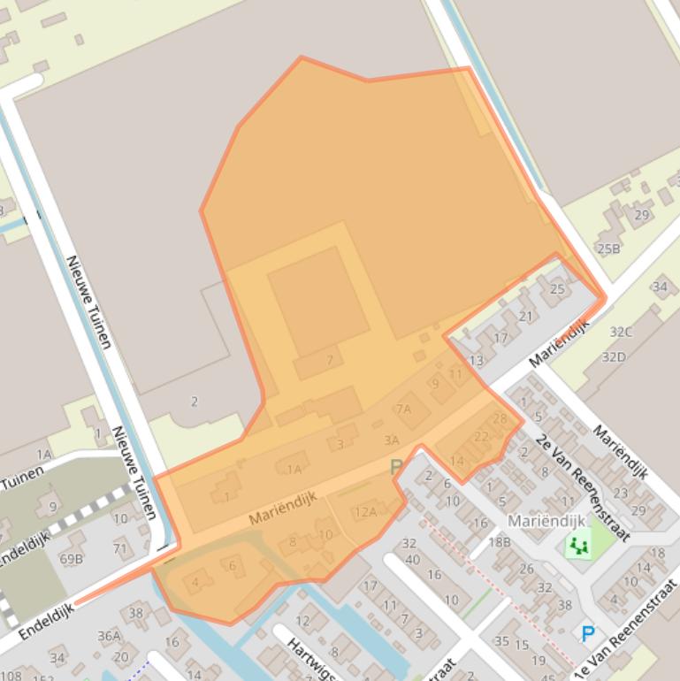 Kaart van postcodegebied 2675SV.