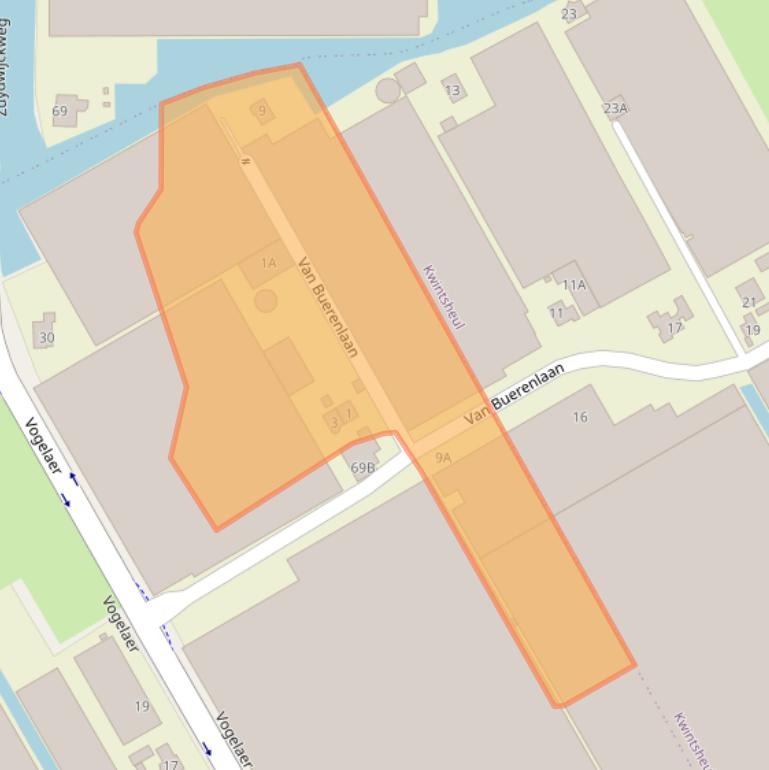 Kaart van postcodegebied 2675TA.