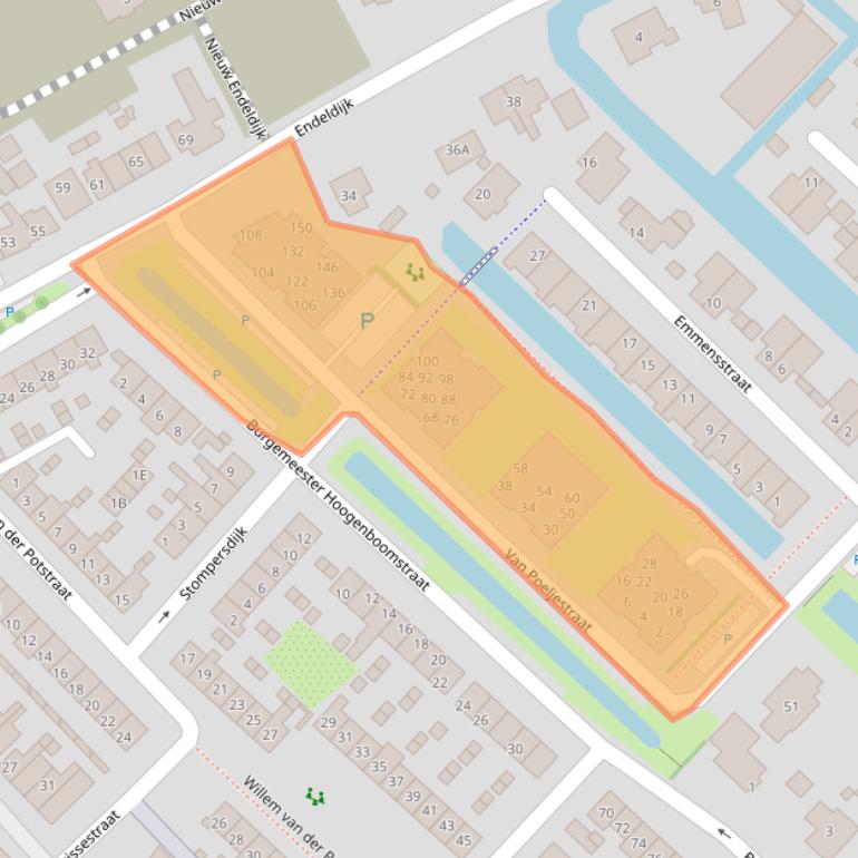 Kaart van postcodegebied 2675TB.