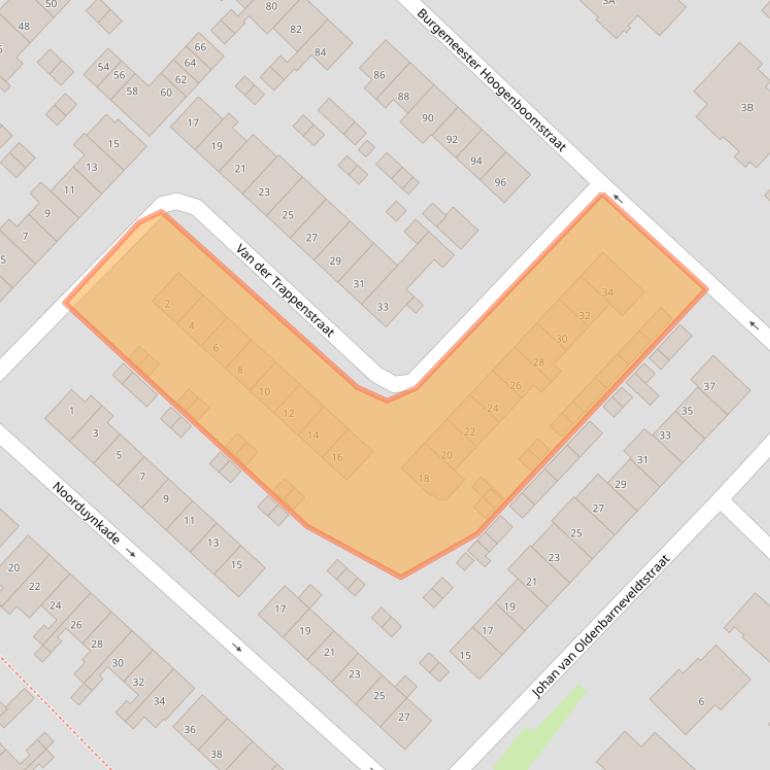 Kaart van postcodegebied 2675TJ.