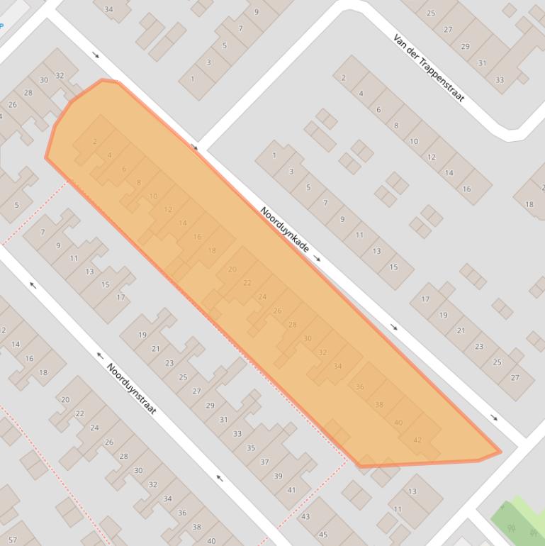 Kaart van postcodegebied 2675TL.