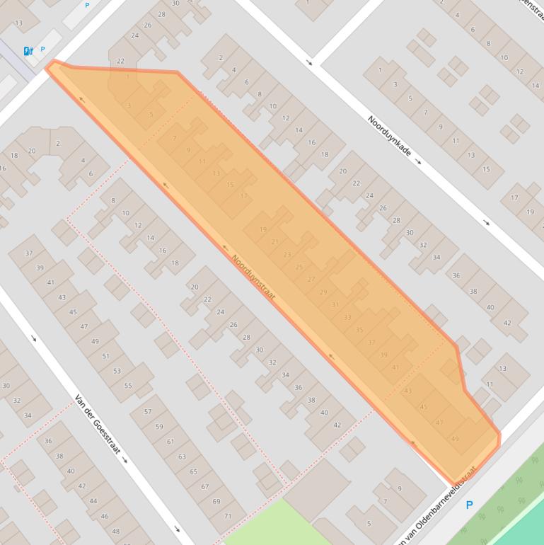 Kaart van postcodegebied 2675TM.