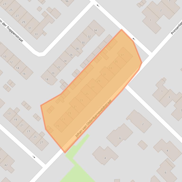 Kaart van postcodegebied 2675TZ.