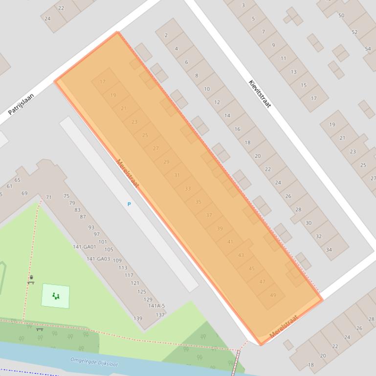 Kaart van postcodegebied 2675VN.