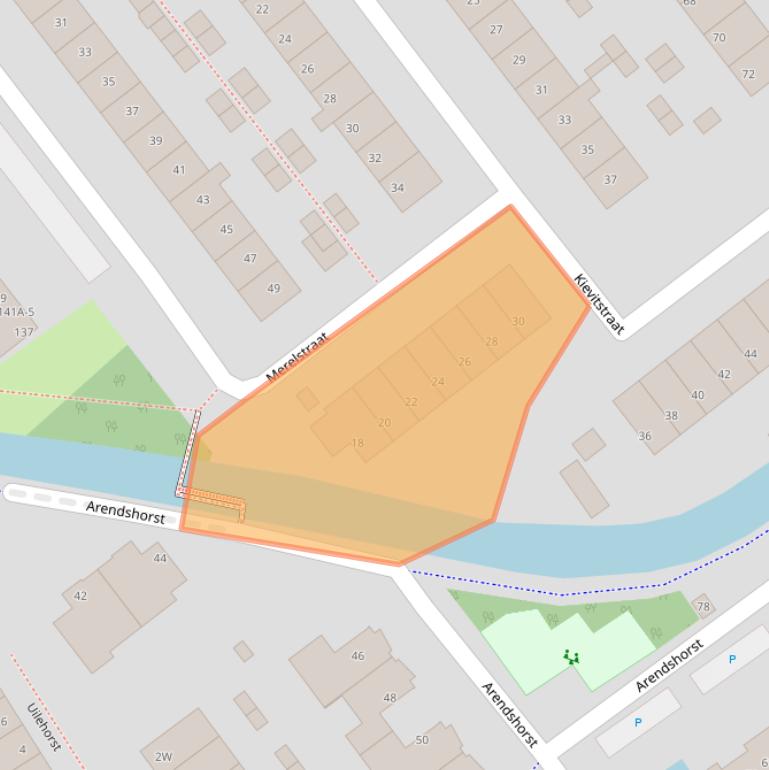 Kaart van postcodegebied 2675VR.