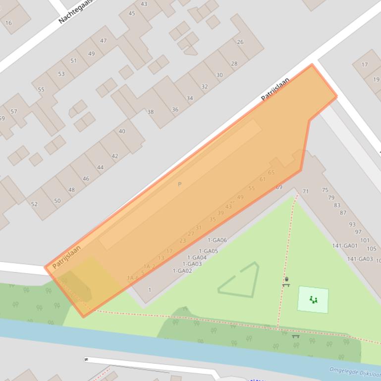 Kaart van postcodegebied 2675VS.