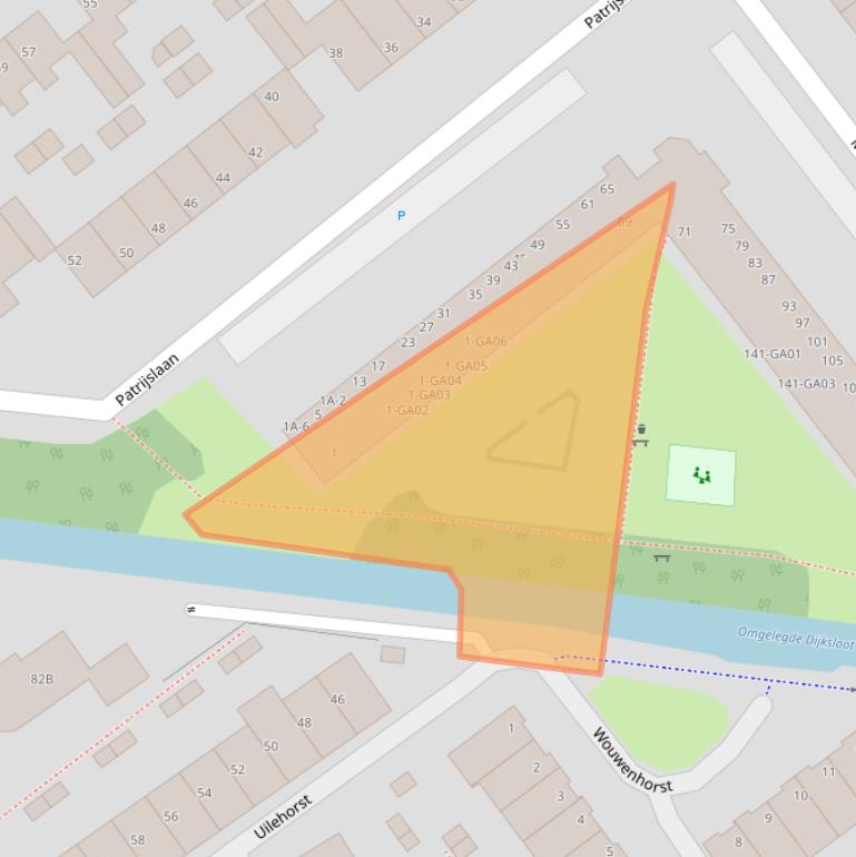 Kaart van postcodegebied 2675VT.