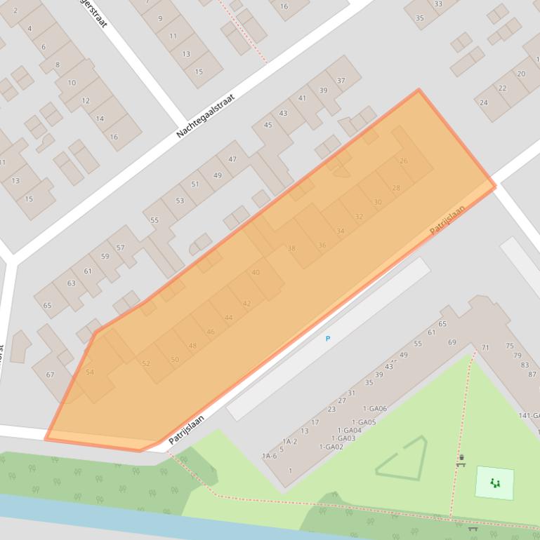 Kaart van postcodegebied 2675VZ.