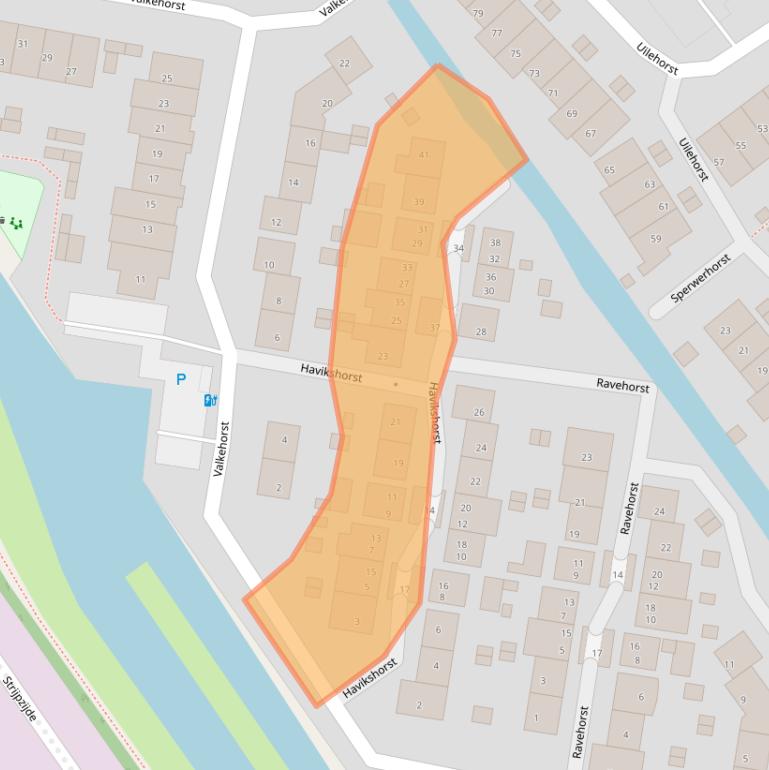 Kaart van postcodegebied 2675WB.