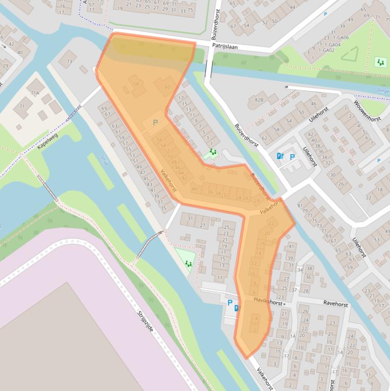 Kaart van postcodegebied 2675WE.