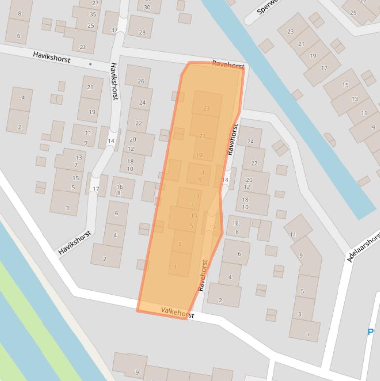 Kaart van postcodegebied 2675WG.