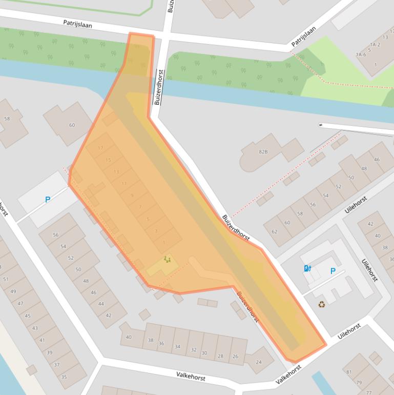 Kaart van postcodegebied 2675WK.