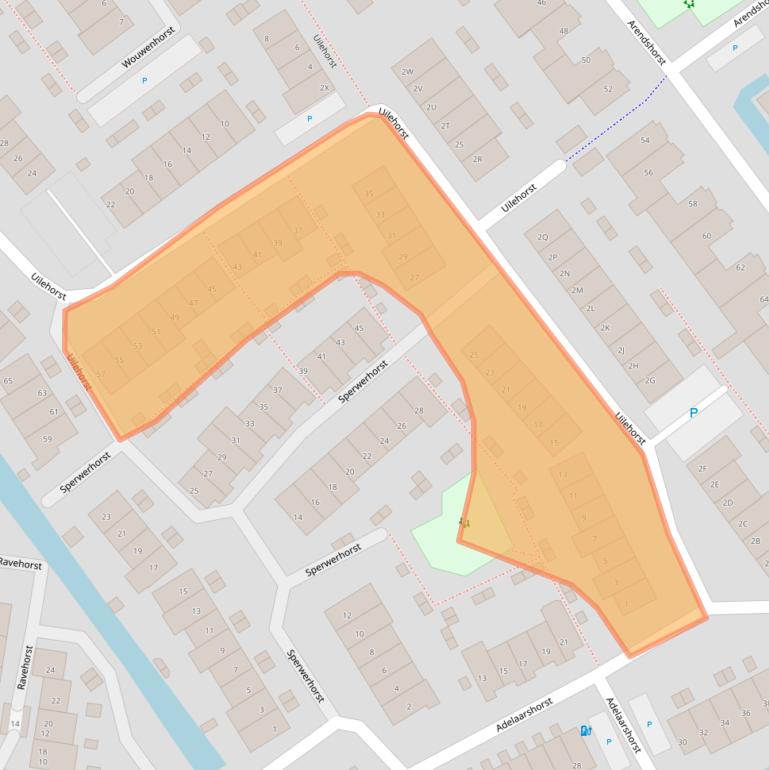 Kaart van postcodegebied 2675WP.