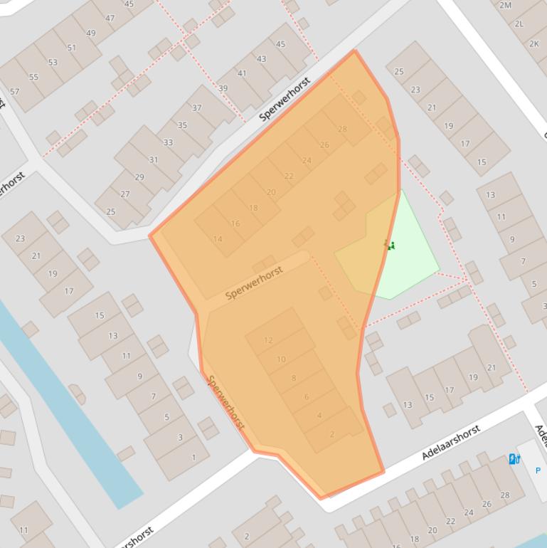Kaart van postcodegebied 2675WT.