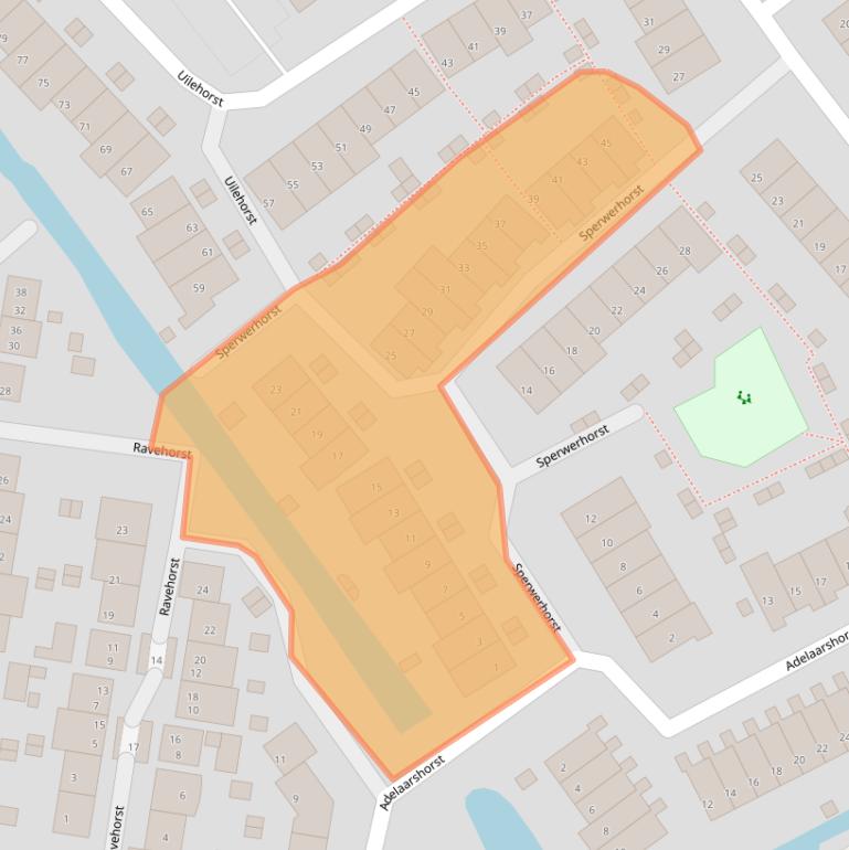 Kaart van postcodegebied 2675WV.