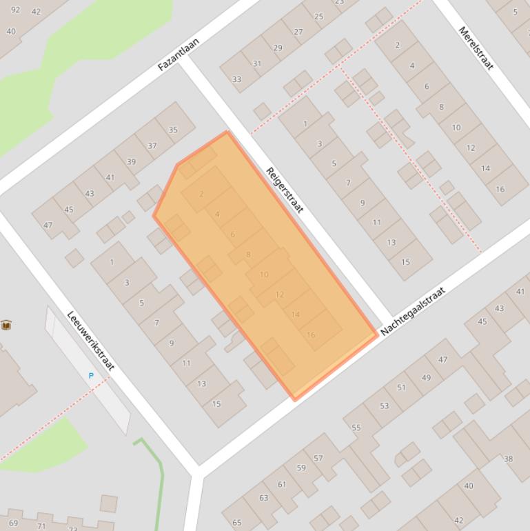 Kaart van postcodegebied 2675XH.