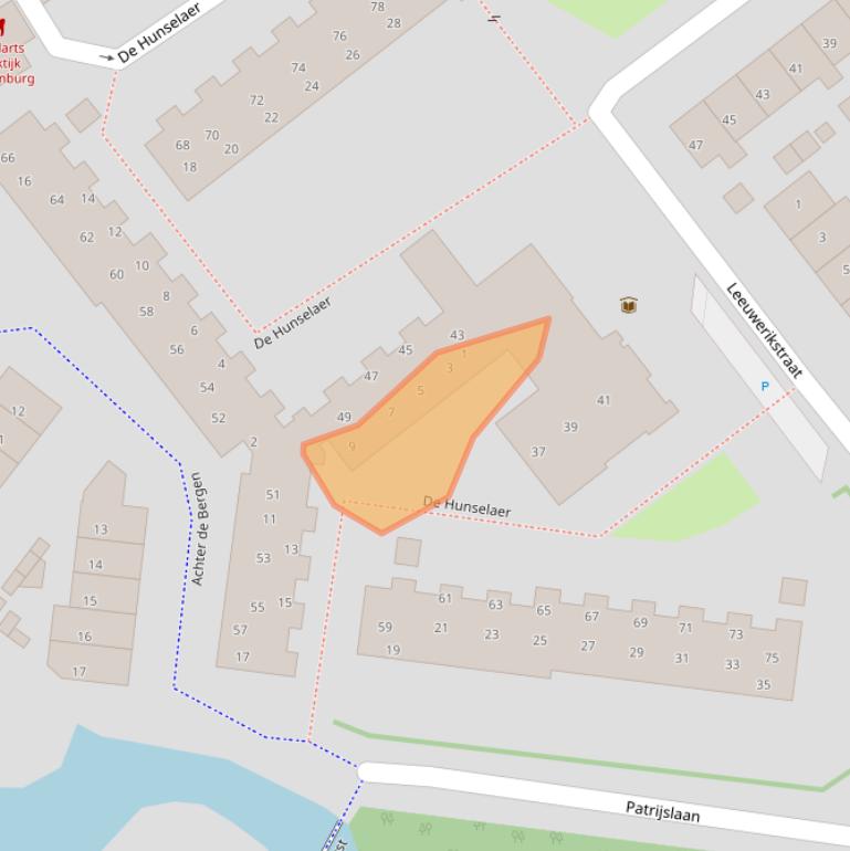 Kaart van postcodegebied 2675XJ.