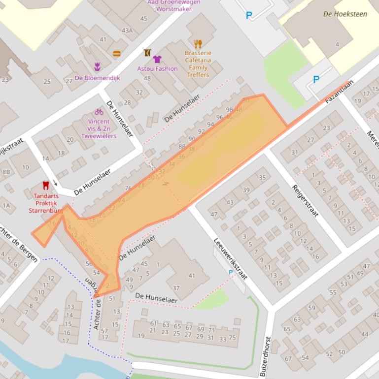 Kaart van postcodegebied 2675XN.