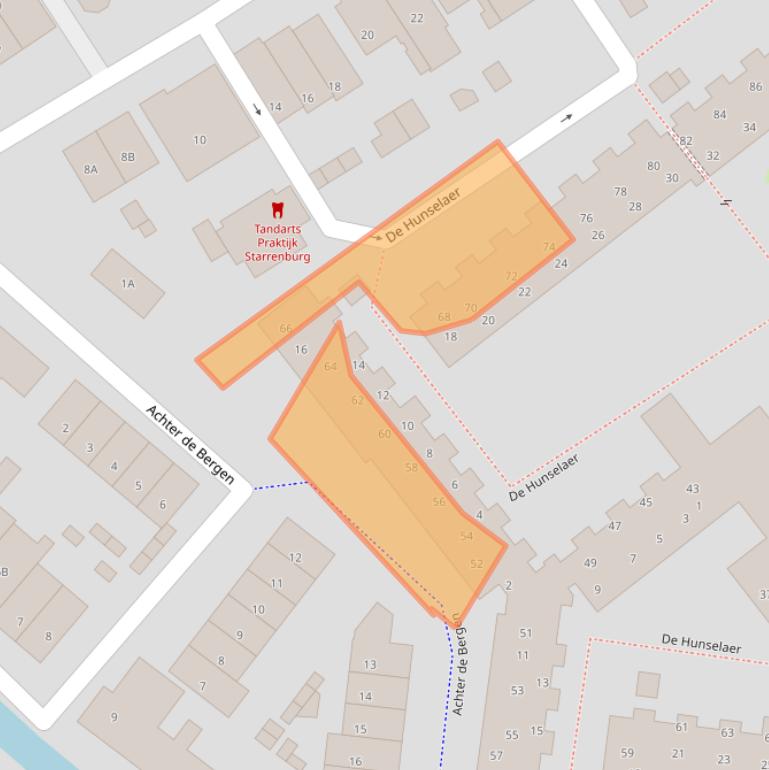 Kaart van postcodegebied 2675XP.