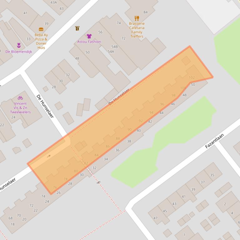 Kaart van postcodegebied 2675XR.