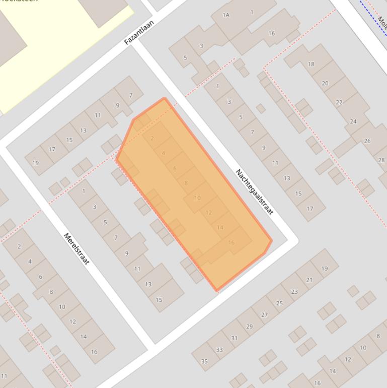 Kaart van postcodegebied 2675XX.