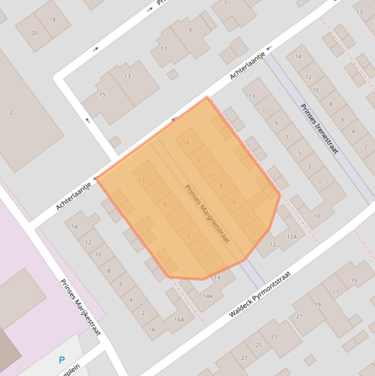 Kaart van postcodegebied 2676AV.