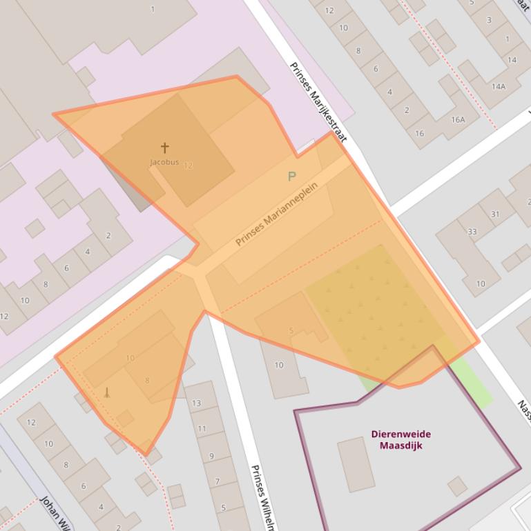 Kaart van postcodegebied 2676BB.