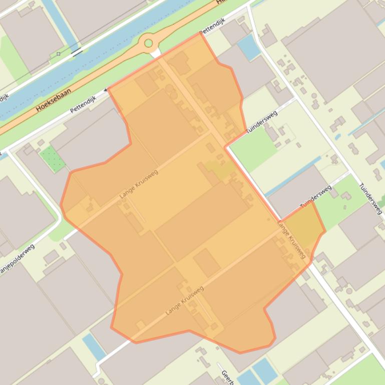 Kaart van postcodegebied 2676BL.