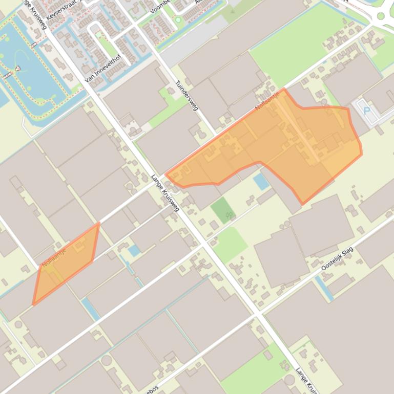 Kaart van postcodegebied 2676BV.