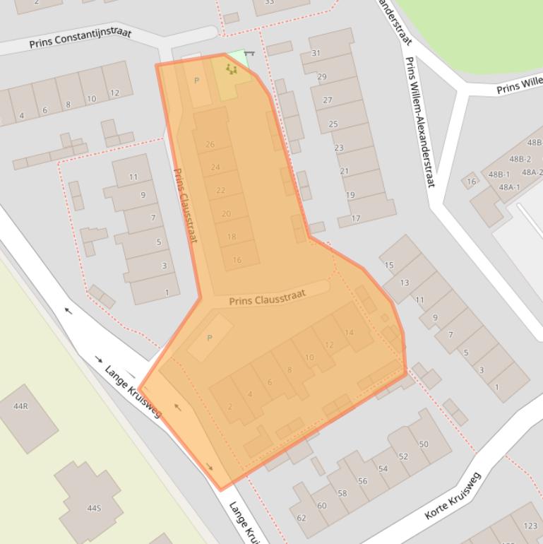 Kaart van postcodegebied 2676CE.