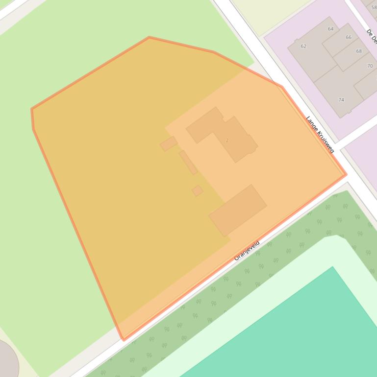 Kaart van postcodegebied 2676DA.