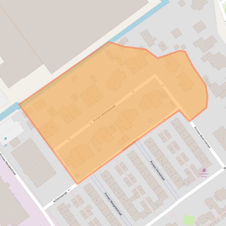 Kaart van postcodegebied 2676DZ.