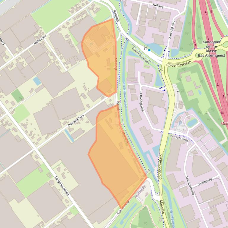 Kaart van postcodegebied 2676LC.