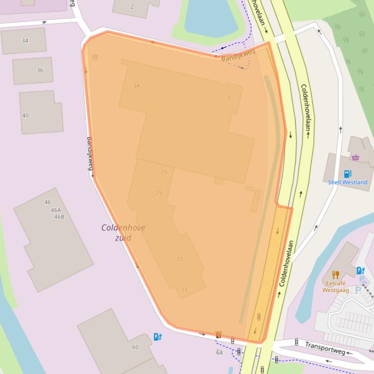 Kaart van postcodegebied 2676LH.