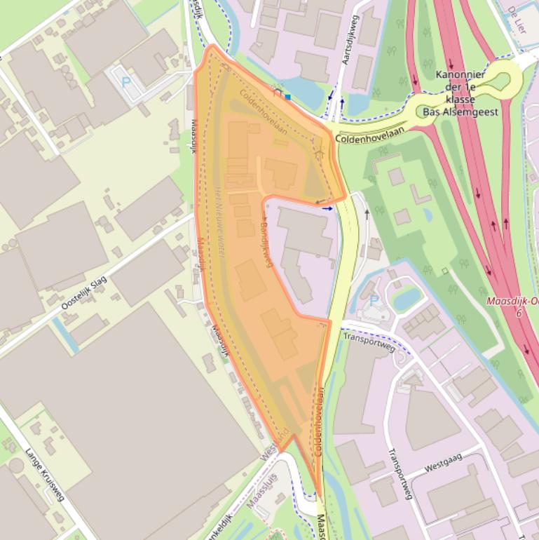Kaart van postcodegebied 2676LJ.