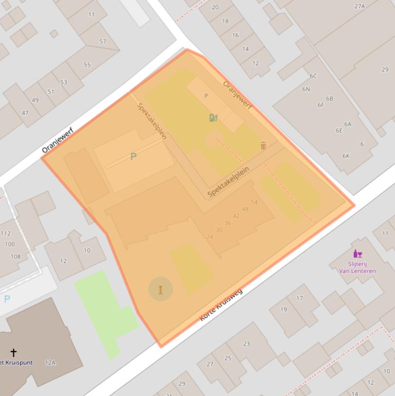 Kaart van postcodegebied 2676TA.