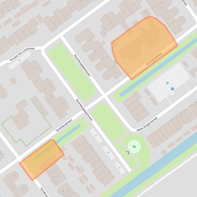 Kaart van postcodegebied 2676TZ.