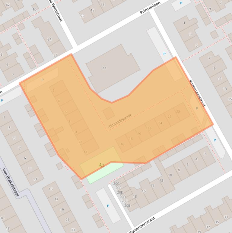 Kaart van postcodegebied 2676VM.