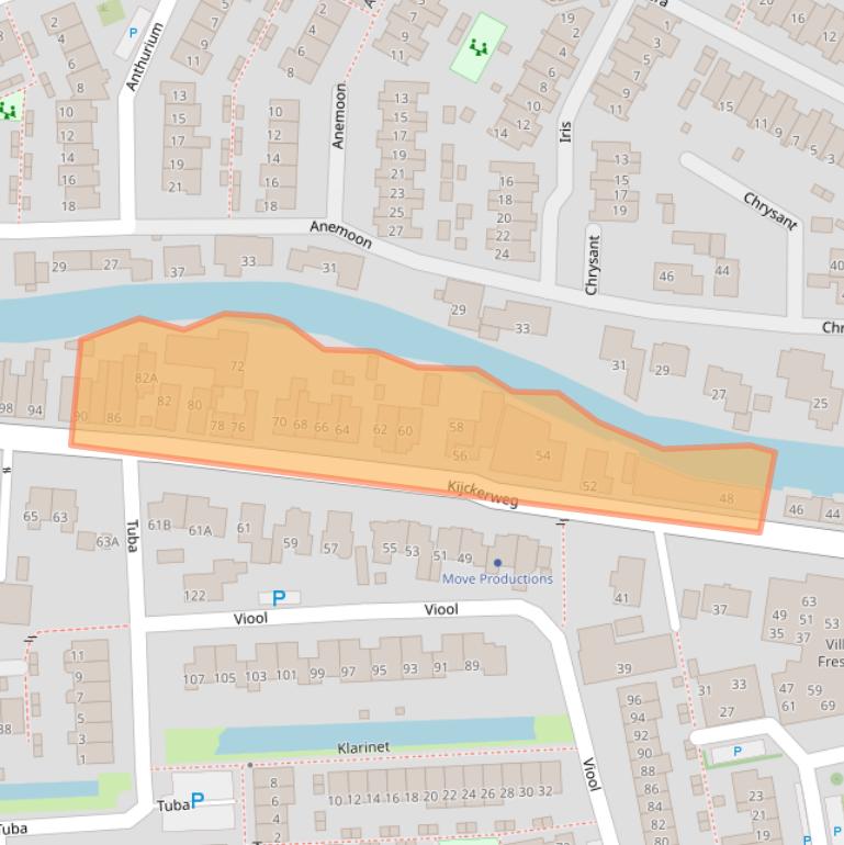 Kaart van postcodegebied 2678AE.