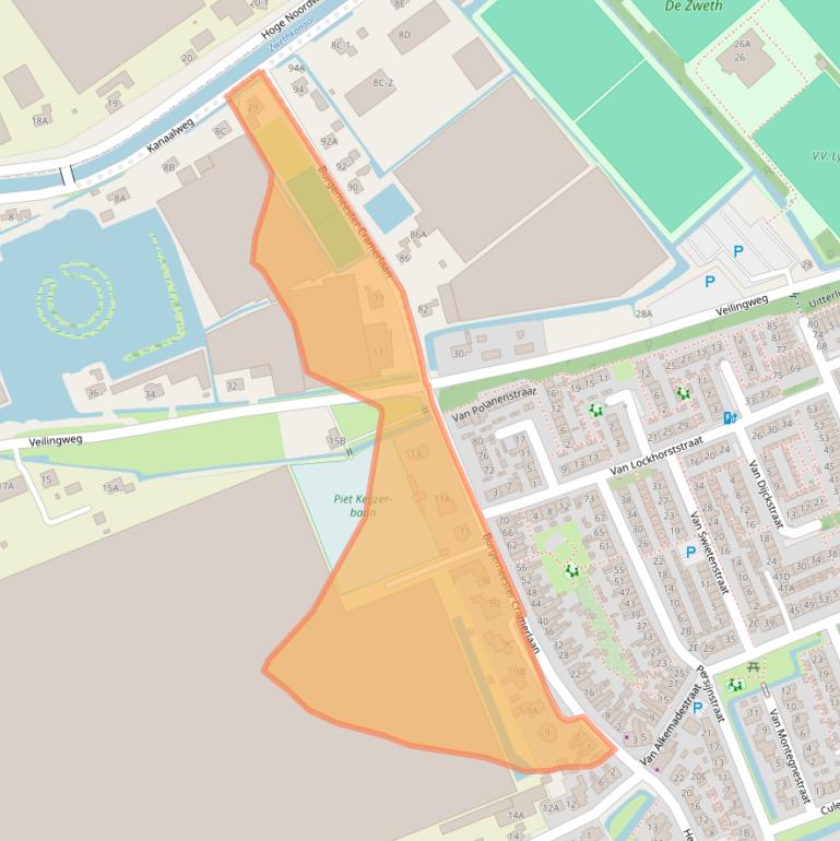 Kaart van postcodegebied 2678AL.